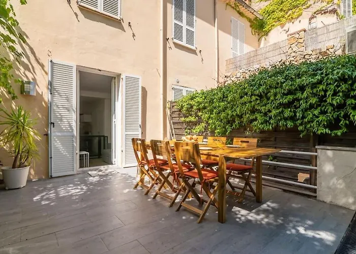 Beau Rez De Jardin- Suquet - Clim- Calme - Lumineux- 15 Minutes Palais Des Festival * Cannes